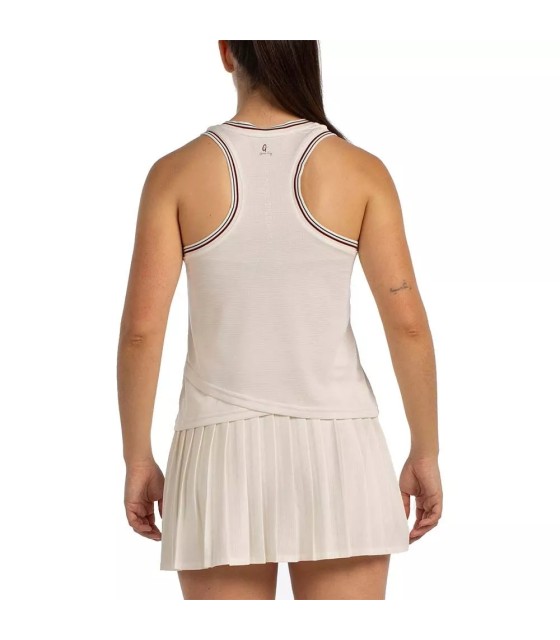 Camiseta Bullpadel Aza color blanco roto 3