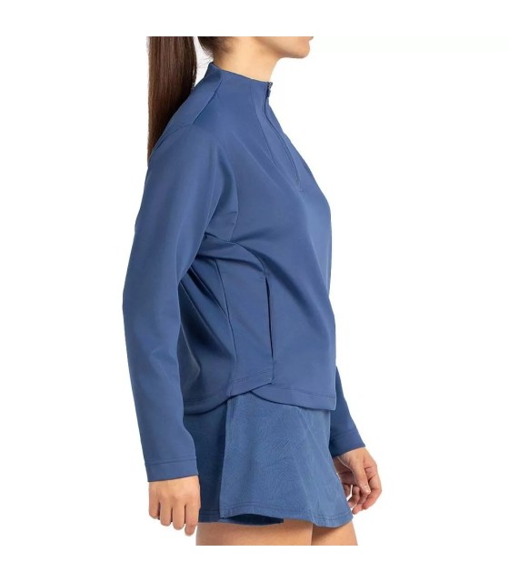 Sweat-shirt Bleu Femme Bullpadel Culle