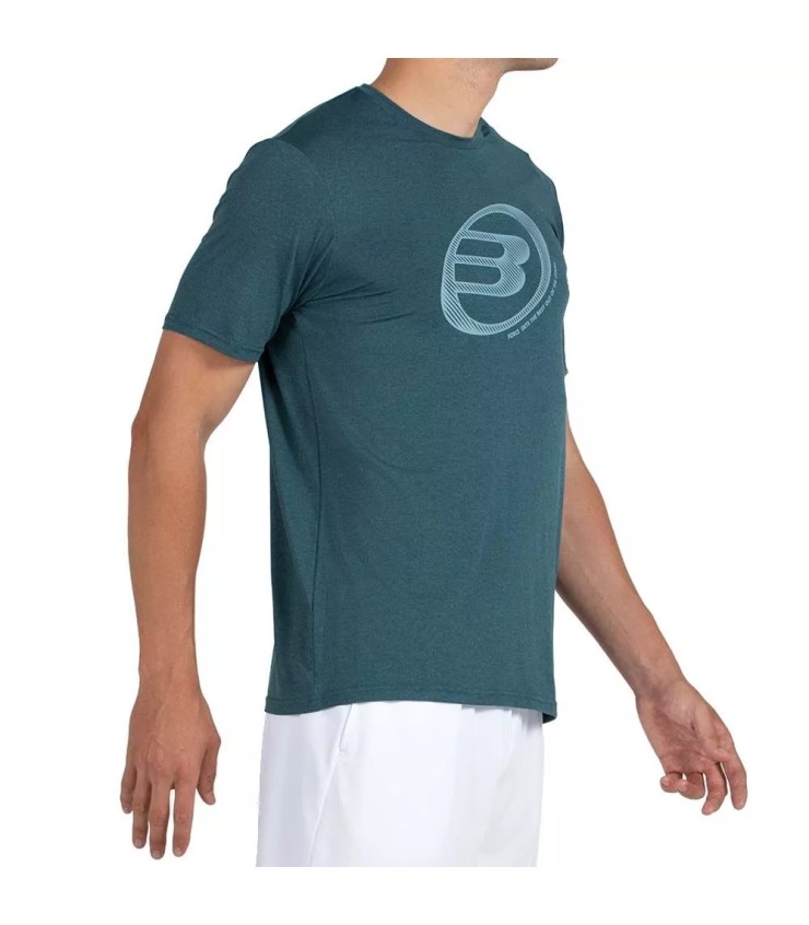 Camiseta verde escuro Bullpadel Lande