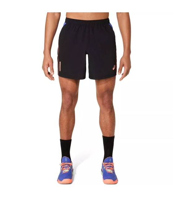 Pantalón Corto Asics Padel Negro / Azul 1