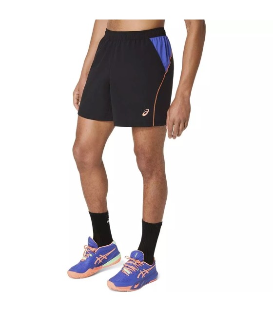 Pantalón Corto Asics Padel Negro / Azul 3