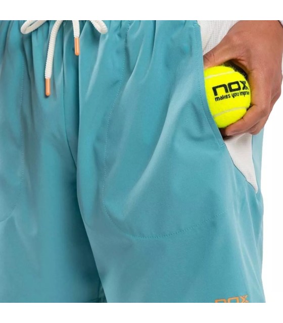 Calções Nox Pro turquesa | Ipontennis