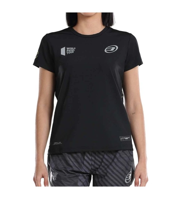 T-shirt Noire Bullpadel Llama | Ipontennis