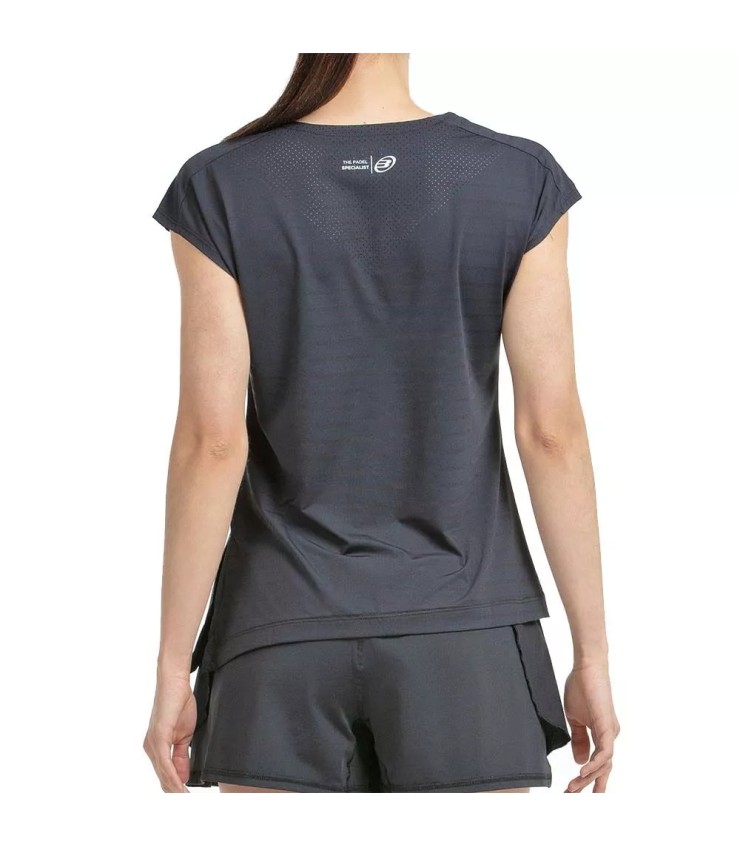 Bullpadel Adoros Black T-shirt for Women | Ipontennis