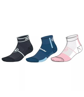 Bullpadel Short Socks Blue White Black (3 pairs) | Ipontennis