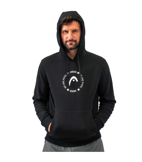 Schwarzes Head Padel Sweatshirt | Ipontennis