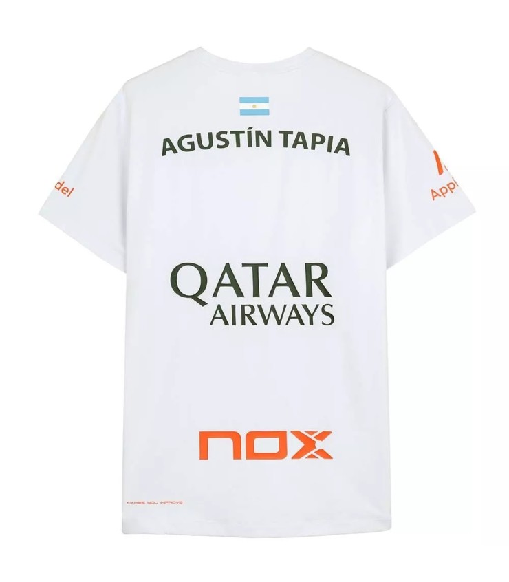 Camiseta Branca Nox AT10 Agustín Tapia | Ipontennis