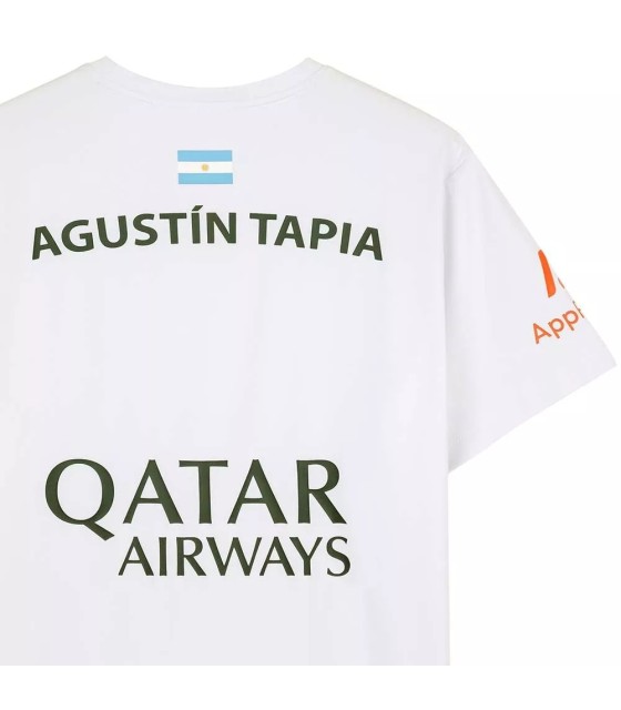 T-shirt Blanche Nox AT10 Agustín Tapia | Ipontennis