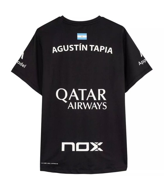Nox AT10 Agustín Tapia Black T-shirt | IPONTENNIS