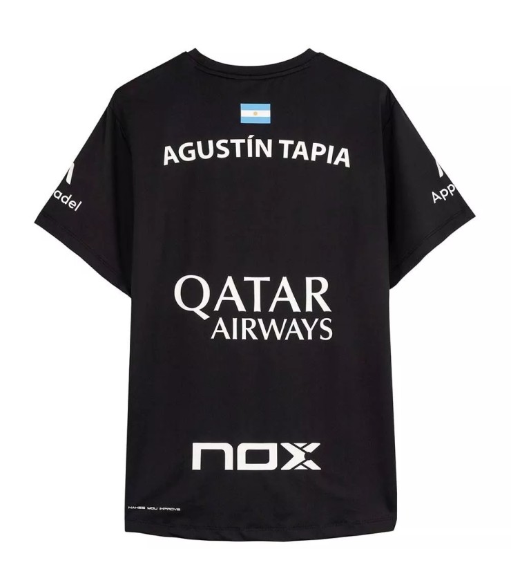T-shirt Noire Nox AT10 Agustín Tapia | Ipontennis