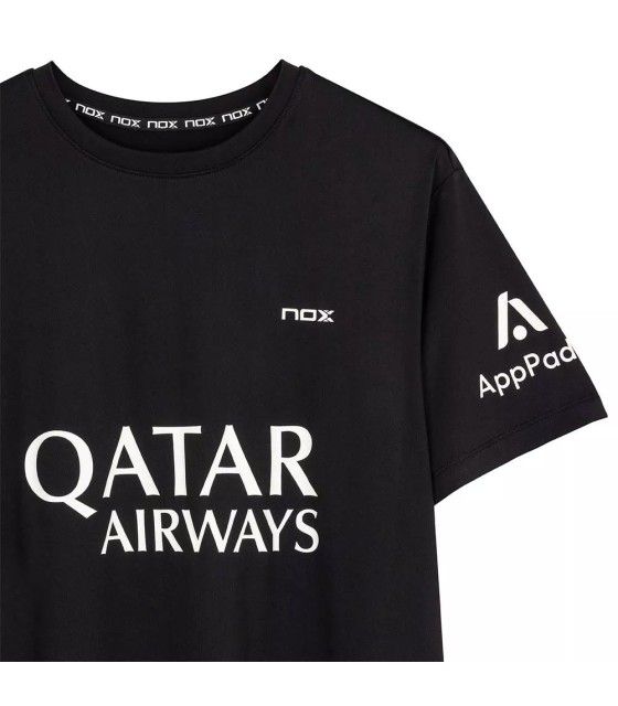 T-shirt Noire Nox AT10 Agustín Tapia | Ipontennis