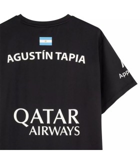 T-shirt Noire Nox AT10 Agustín Tapia | Ipontennis
