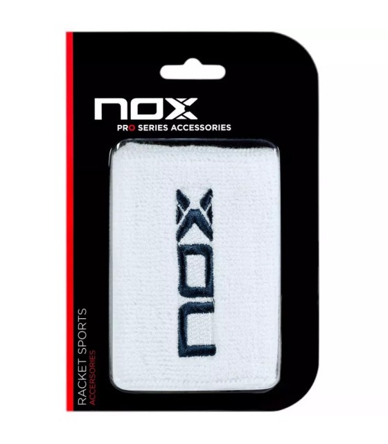 Nox Handgelenkbandagen in Weiß und Marineblau | Ipontennis