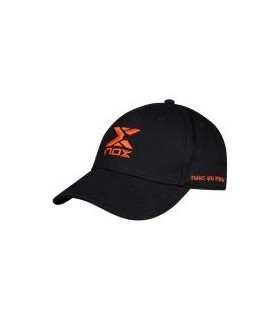 Schwarze Nox Street Kappe Orange