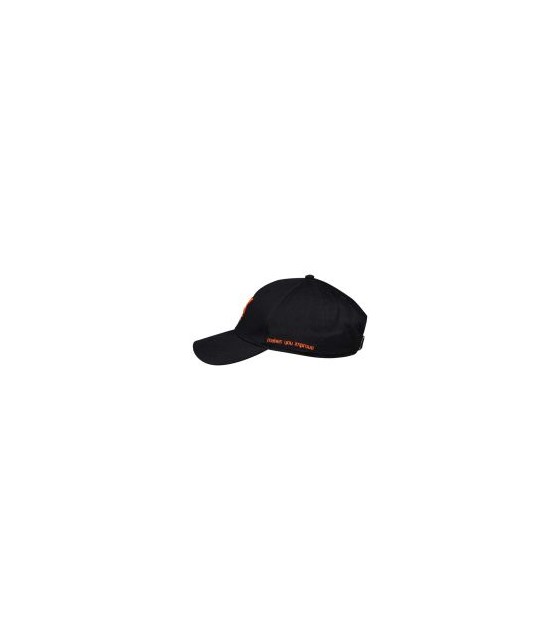 Schwarze Nox Street Kappe Orange