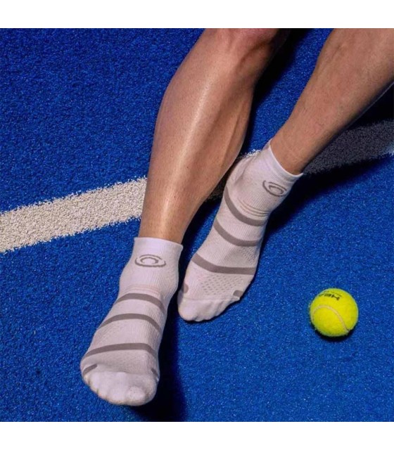 Calcetines Cortos de Padel BV Sport Blancos 2