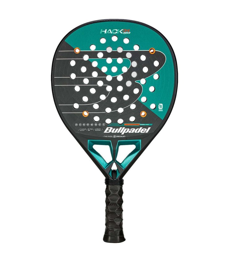 RAQUETE DE PÁDEL BULLPADEL PAQUITO NAVARRO HACK 04 HYBRID 2025 | IPONTENNIS