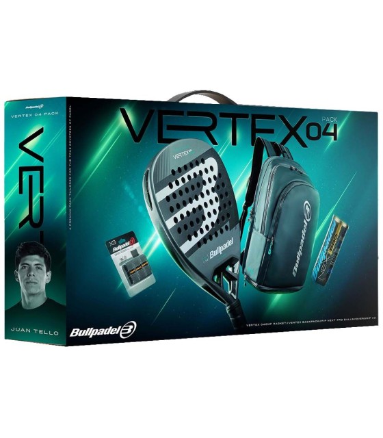 Pack Padelschläger Bullpadel Vertex 04 Comfort 2025 | Ipontennis