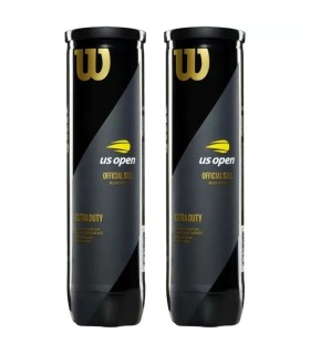 Pack of 2 cans of 4 Wilson US Open tennis balls