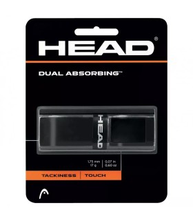 Head Dual Absorbing Black racket with grip. | Ipontennis