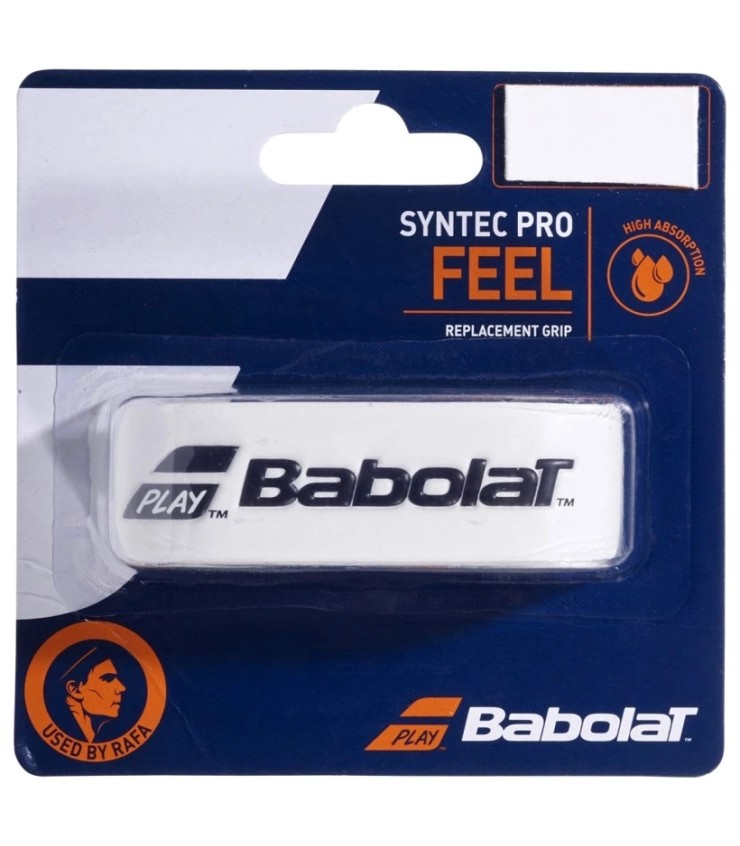 Punho Babolat Syntec Pro Branco | Ipontennis