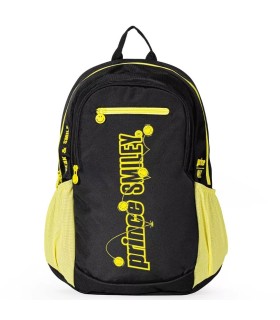6B0342991 Mochila negra Prince x Smiley Junior