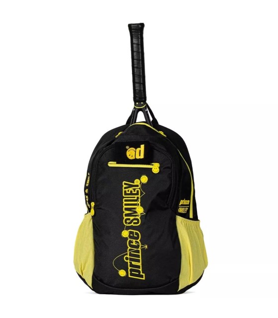 6B0342993 Mochila negra Prince x Smiley Junior