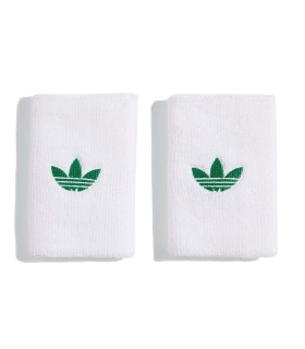 Adidas Originals Große Handgelenkschoner Weiß Grün x 2