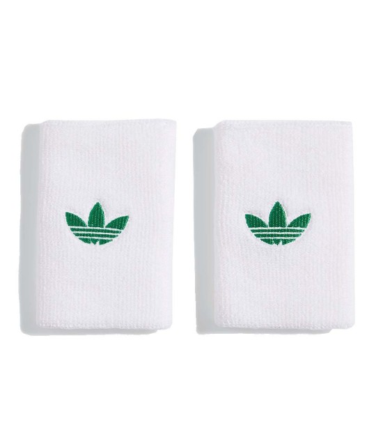 Adidas Originals Große Handgelenkschoner Weiß Grün x 2