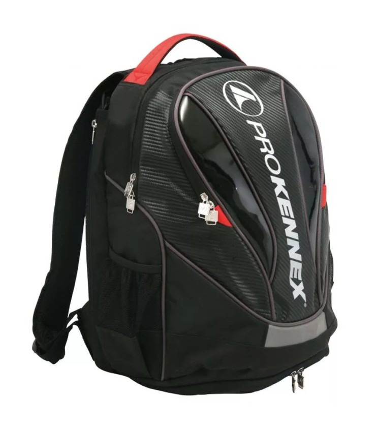 PK-SACADOSBR1 Mochila Pro Kennex Kinetic Negra / Roja