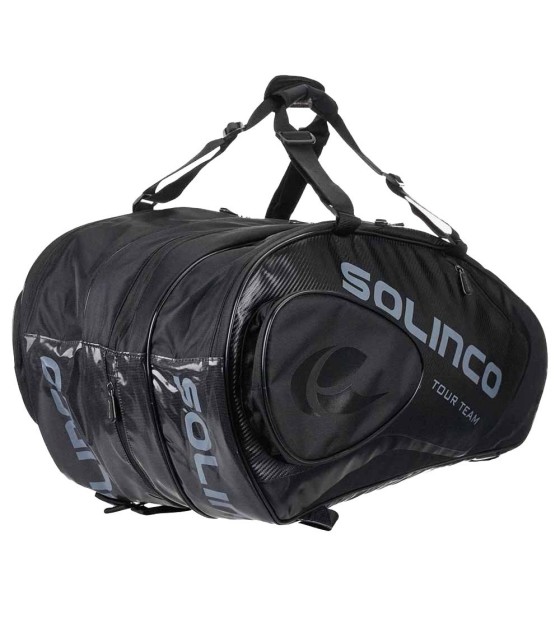 Solinco Tour Team BlackOut 15R schwarze Thermotasche