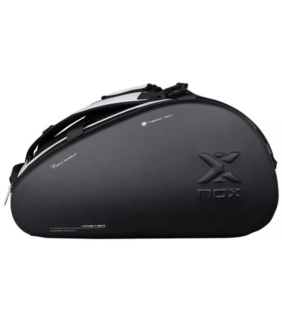 Raquetero Nox Master Series blanca / negra 9