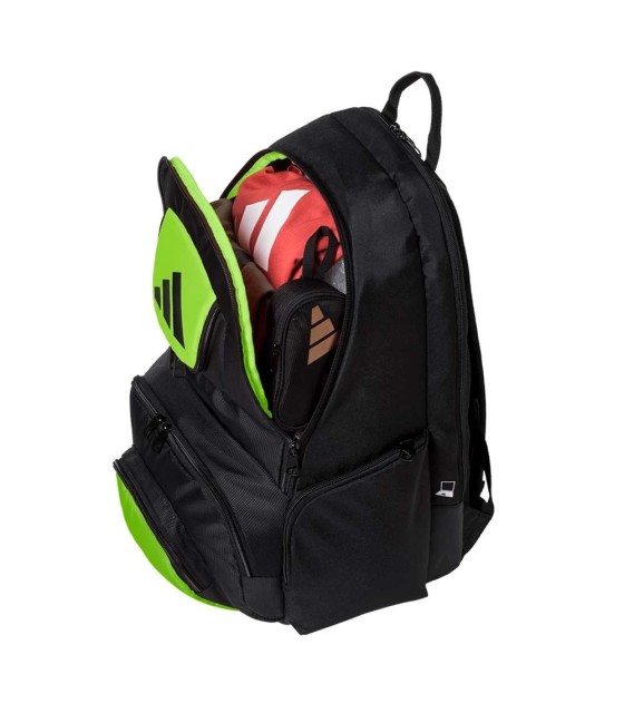 Adidas Pro Tour Black Green Backpack | IPONTENNIS