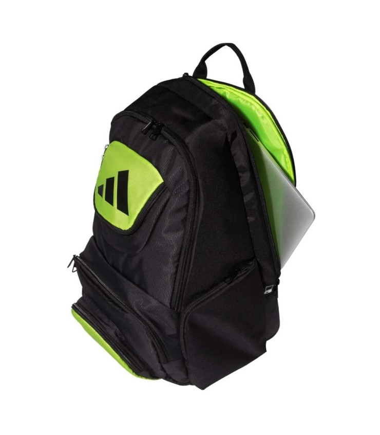 Mochila Adidas Pro Tour preta e verde | IPONTENNIS