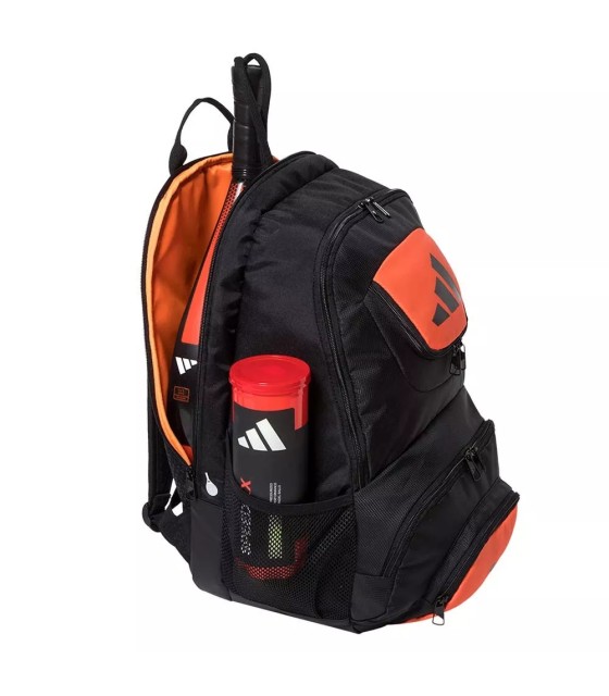 Mochila Adidas Pro Tour Negro / Naranja 4