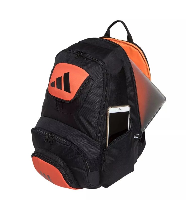 Adidas Pro Tour Backpack Black Orange | IPONTENNIS