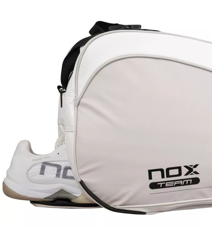 Nox ML10 Team White Gray Racket Bag | IPONTENNIS