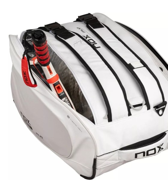 Nox ML10 Team White Grey Racket Bag | Ipontennis