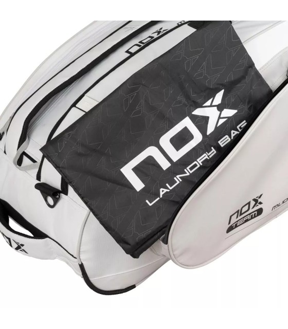Nox ML10 Team White Gray Racket Bag | IPONTENNIS