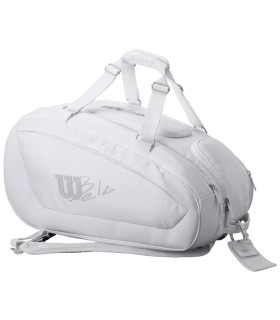 Bolsa de Pala de Pádel Wilson BELA Super Tour Blanca 1
