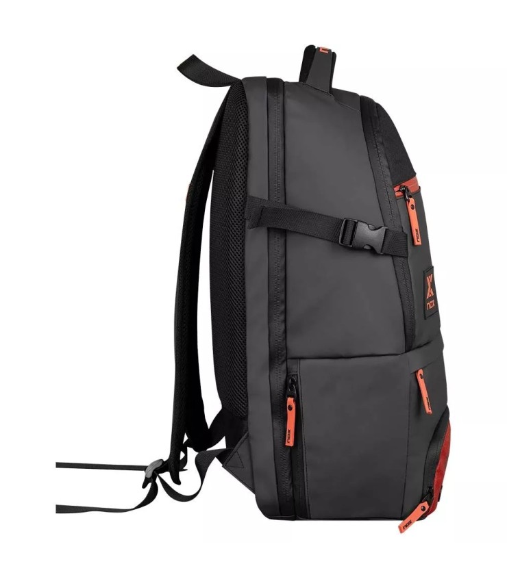 Mochila Nox Luxury Open Series Negra / Roja 3