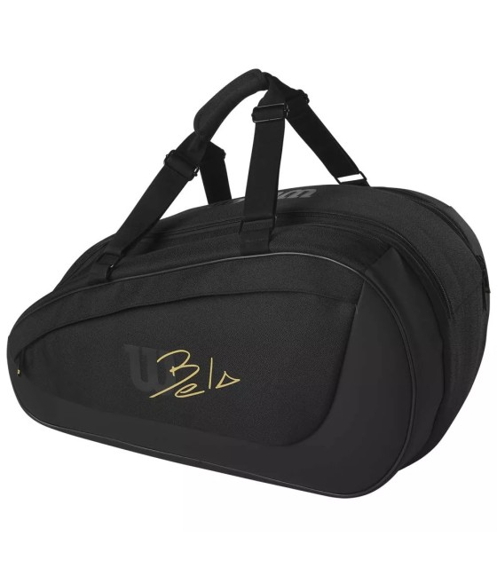 Wilson BELA Super Tour Black / Gold Padel Bag