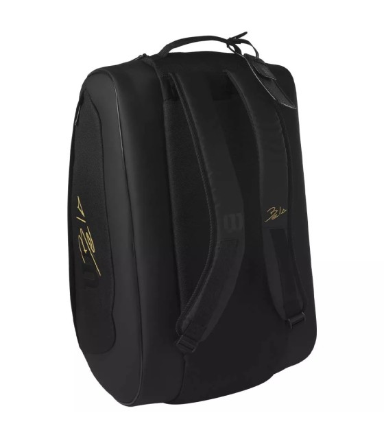 Bolsa de Raquete de padel de Pádel Wilson BELA Super Tour Preto Dourado | IPONTENNIS