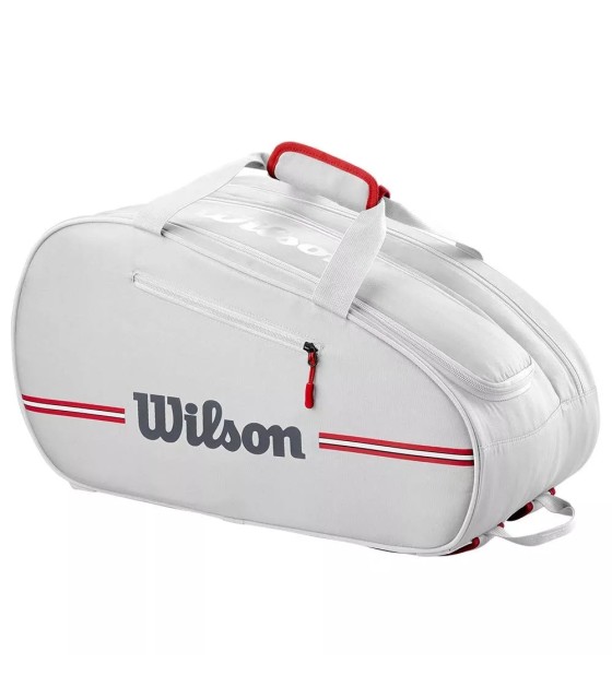 Wilson Team Padel-Tasche weiß rot | Ipontennis