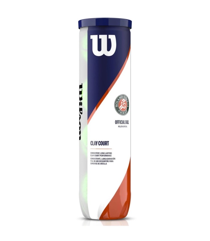 Can of 4 Wilson Roland Garros clay tennis balls | IPONTENNIS