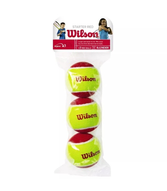 WRT1370011 Bolsa de 3 bolas rojas de inicio Wilson Fase 3