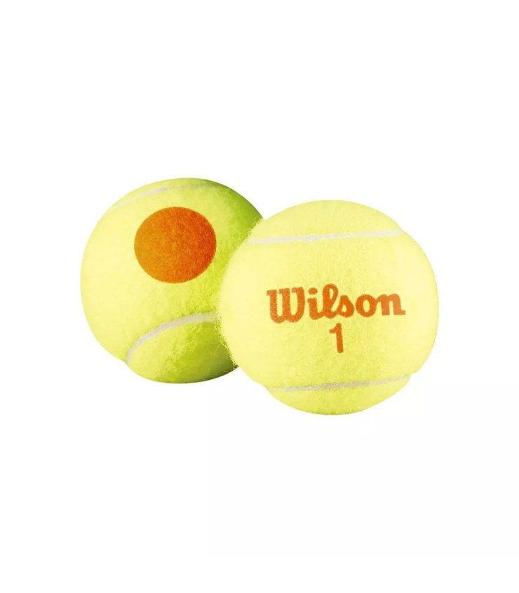 WRT1373004 Bolsa de 3 bolas de inicio Wilson Fase 2 naranjas