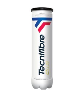 Röhre von 4 Bällen Tecnifibre Club | Ipontennis