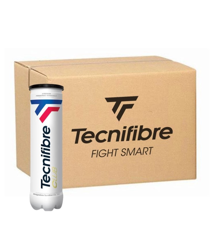 Karton 36 Tuben 4 Bälle Tecnifibre Club | Ipontennis