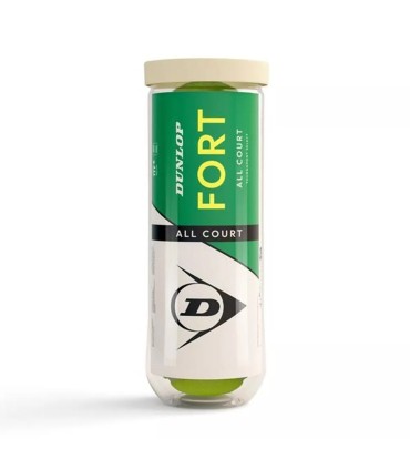 Can of 3 Dunlop Fort All Court balls | IPONTENNIS